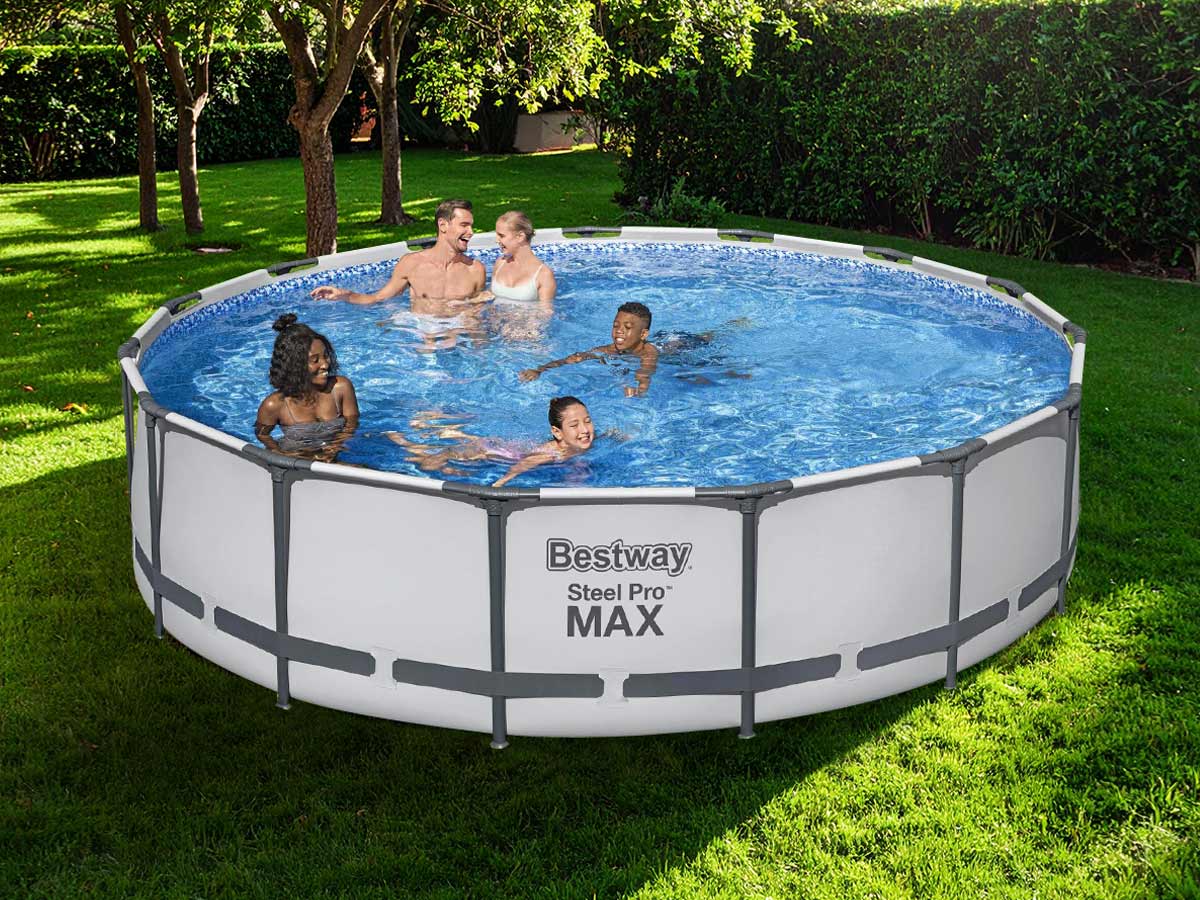 Piscine tubulaire Steel Pro Max ronde 4,57 x 1,07 m - Bestway