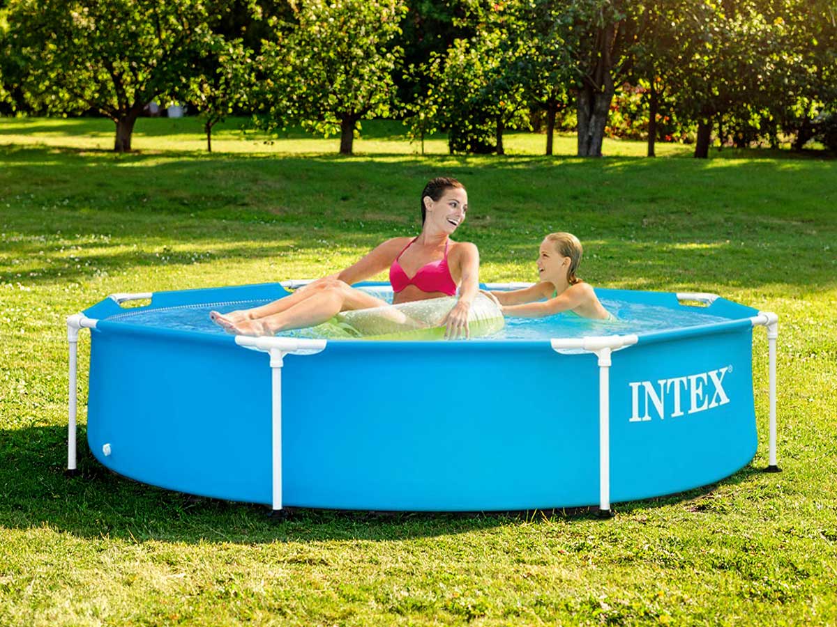 Piscine tubulaire Metal Frame ronde 2,44 x 0,51 m - Intex