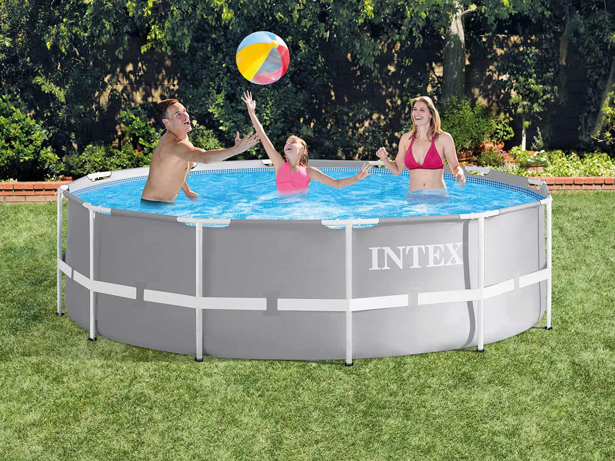 Piscine tubulaire Prism Frame ronde 3,66 x 1,22 m - Intex