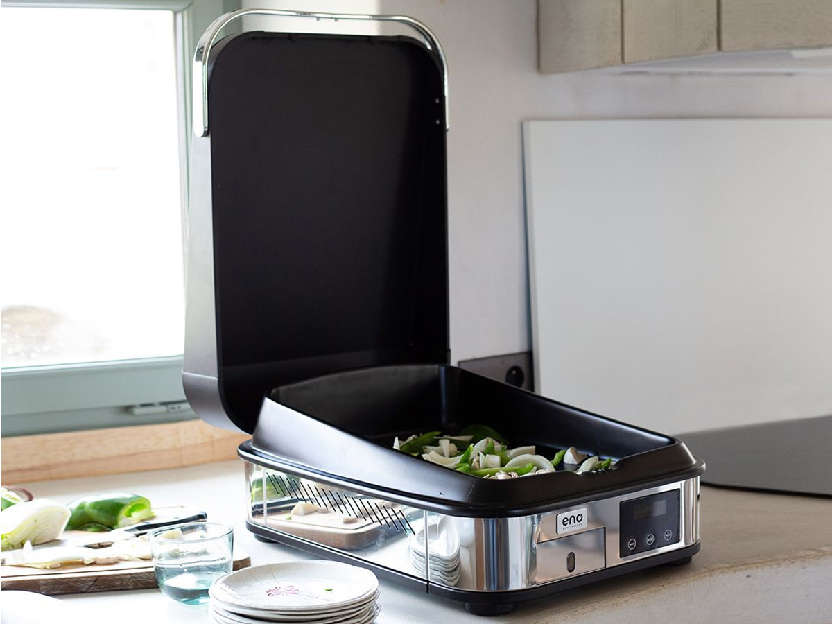 Plancha électrique Enosign 40 en inox - 1,8 kW - ENO