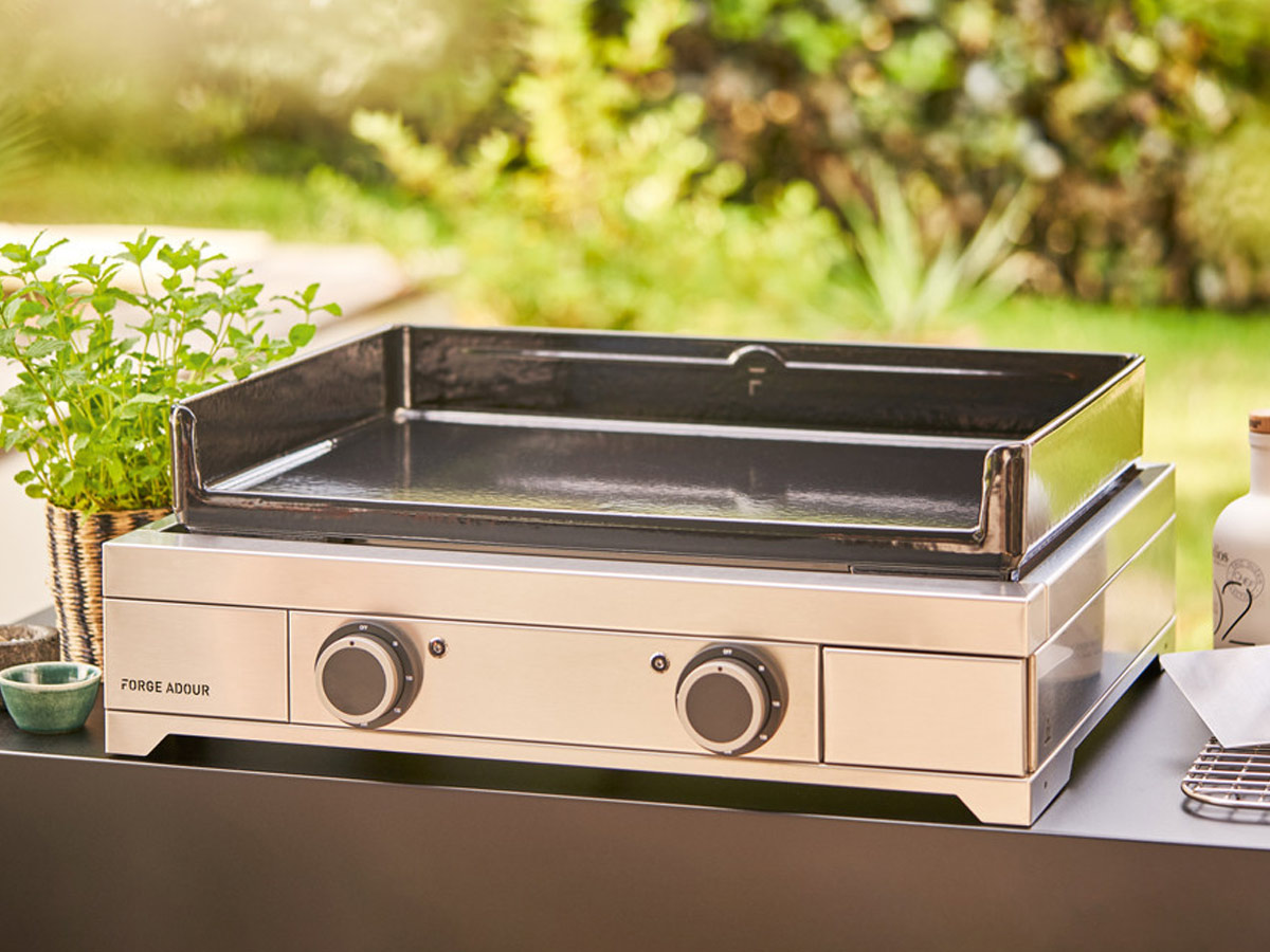 Plancha électrique Modern 60 en inox - Forge Adour