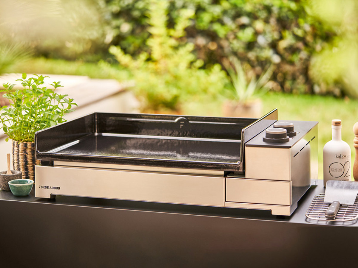 Plancha électrique Premium 60 en inox - Forge Adour