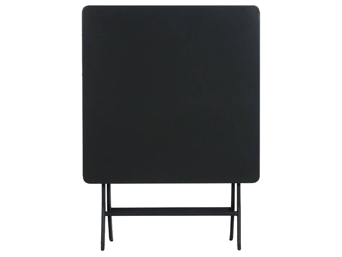 Table de jardin carrée Greensboro 70 x 70 cm Graphite - Hespéride