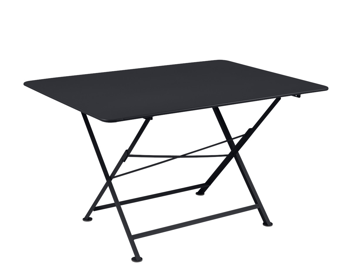 Table de jardin rectangulaire Cargo 128 x 90 cm Carbone - Fermob