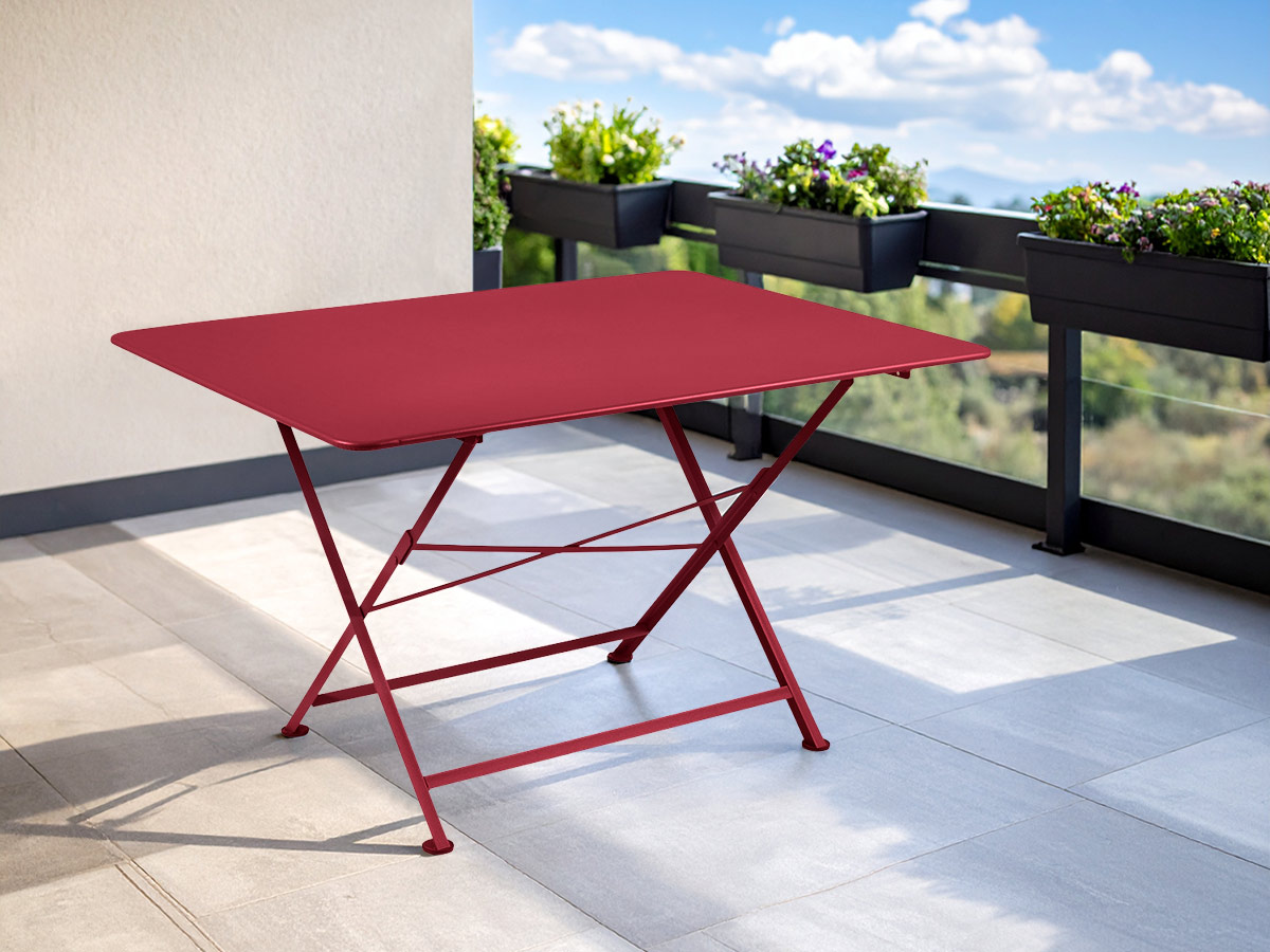 Table de jardin rectangulaire Cargo 128 x 90 cm Piment - Fermob