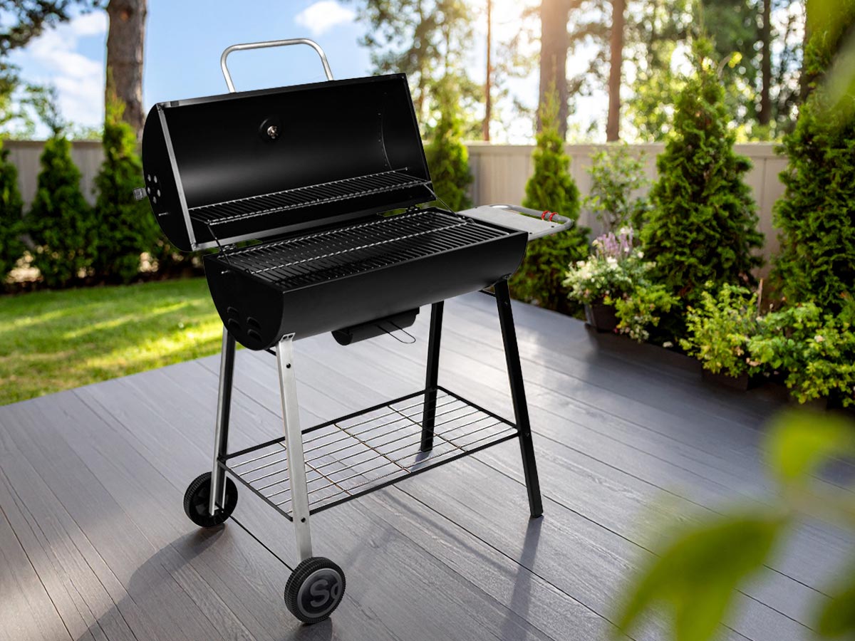 Barbecue à charbon sur chariot Michigan - Somagic