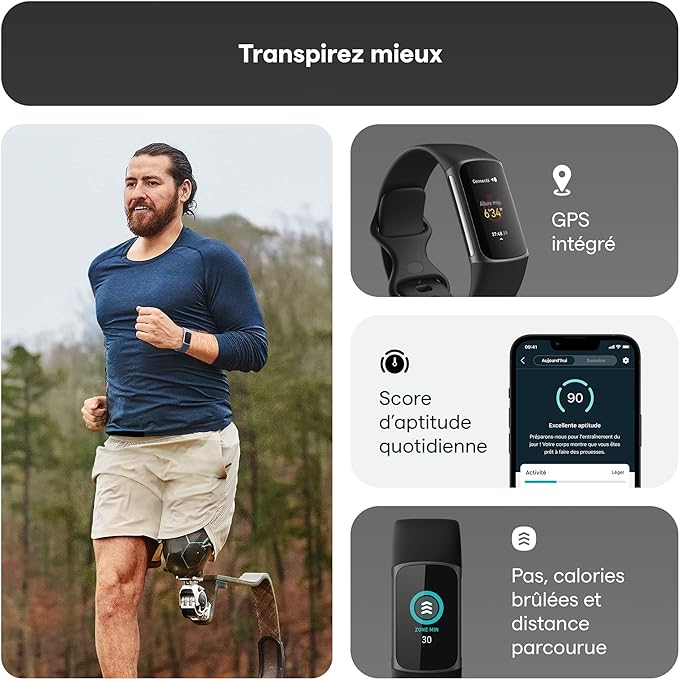 Fitbit Charge 5 Tracker d'Activité