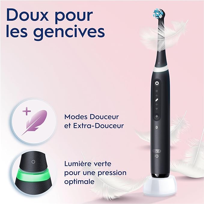 Oral-B iO 6N Brosse À Dents Électrique Noire Connectée Bluetooth