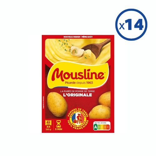 Purée de pomme de terre Mousline 4x130g - MAGGI - Boite de 14