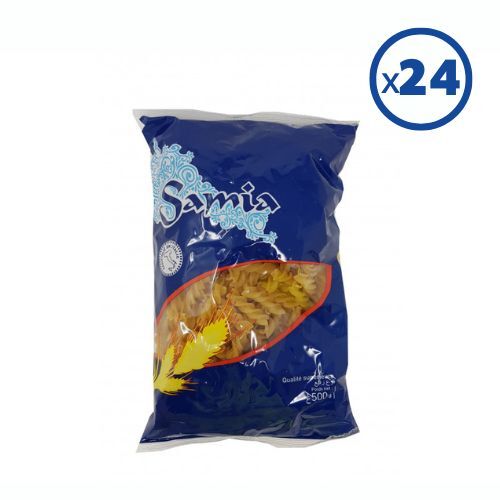 Carton de 24 - Pâtes Fusilli 500g - SAMIA