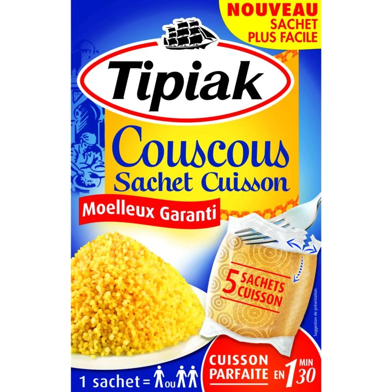 Carton de 12 -Couscous, 500g - TIPIAK