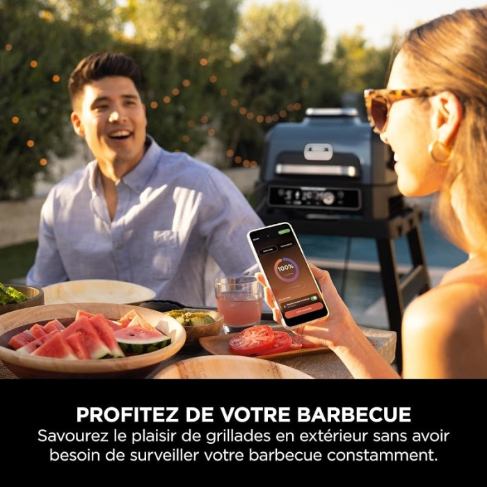 Barbecue électrique et fumoir Ninja Woodfire Pro Connect XL OG901EU