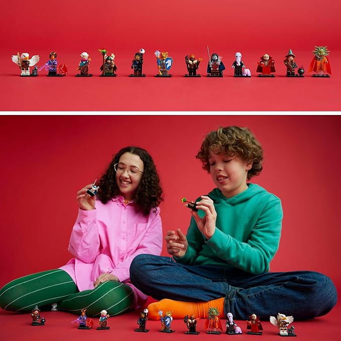 - Jouet Fascinant pour Enfants Inspiré de Poudlard - 7 minifigurines - 16 constructions Miniatures - Cadeau de Noël pour Filles et Garçons dès 7 Ans