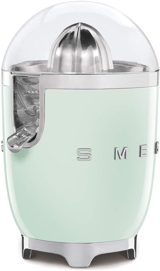 Smeg Presse Agrumes Électrique CJF11PGEU, Vert d'Eau