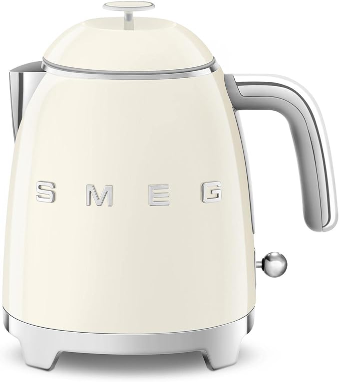 Smeg Petite Bouilloire Électrique KLF05CREU 0,8 L, Crème [Classe énergétique A]