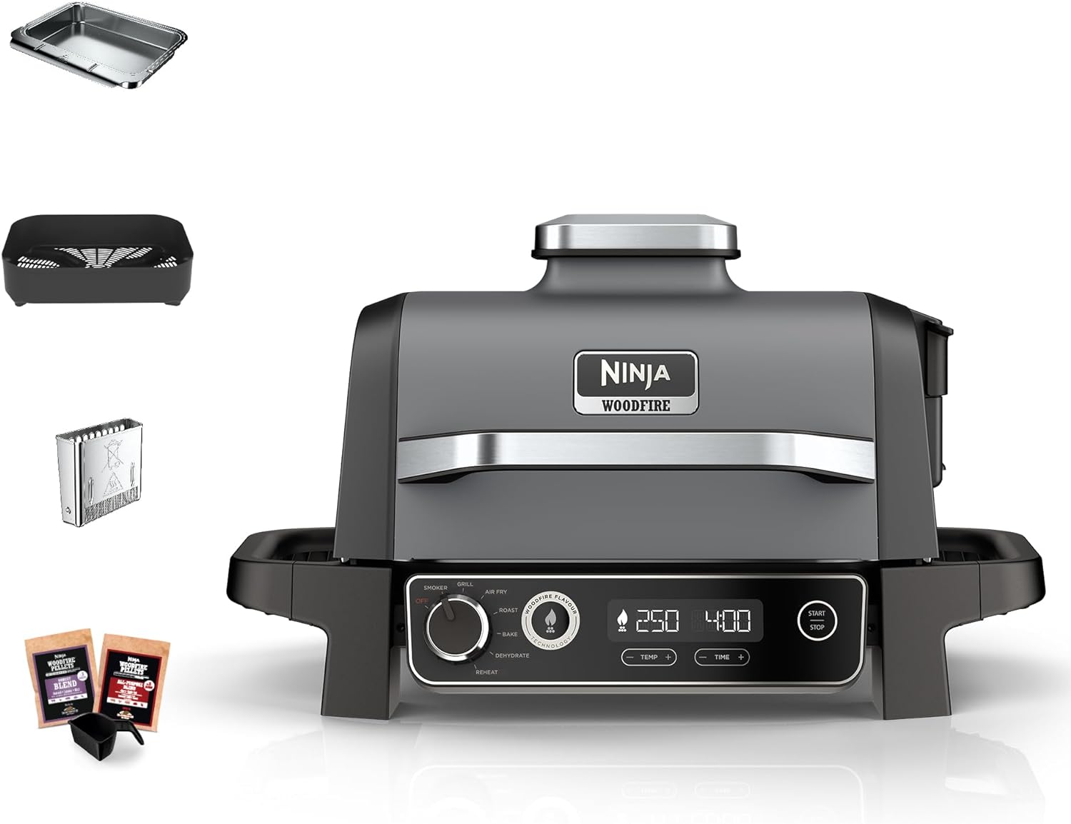 Pack complet Ninja Barbecue électrique OG701EU + Friteuse XL SL400EU + Creami deluxe 10en 1 NC501EU