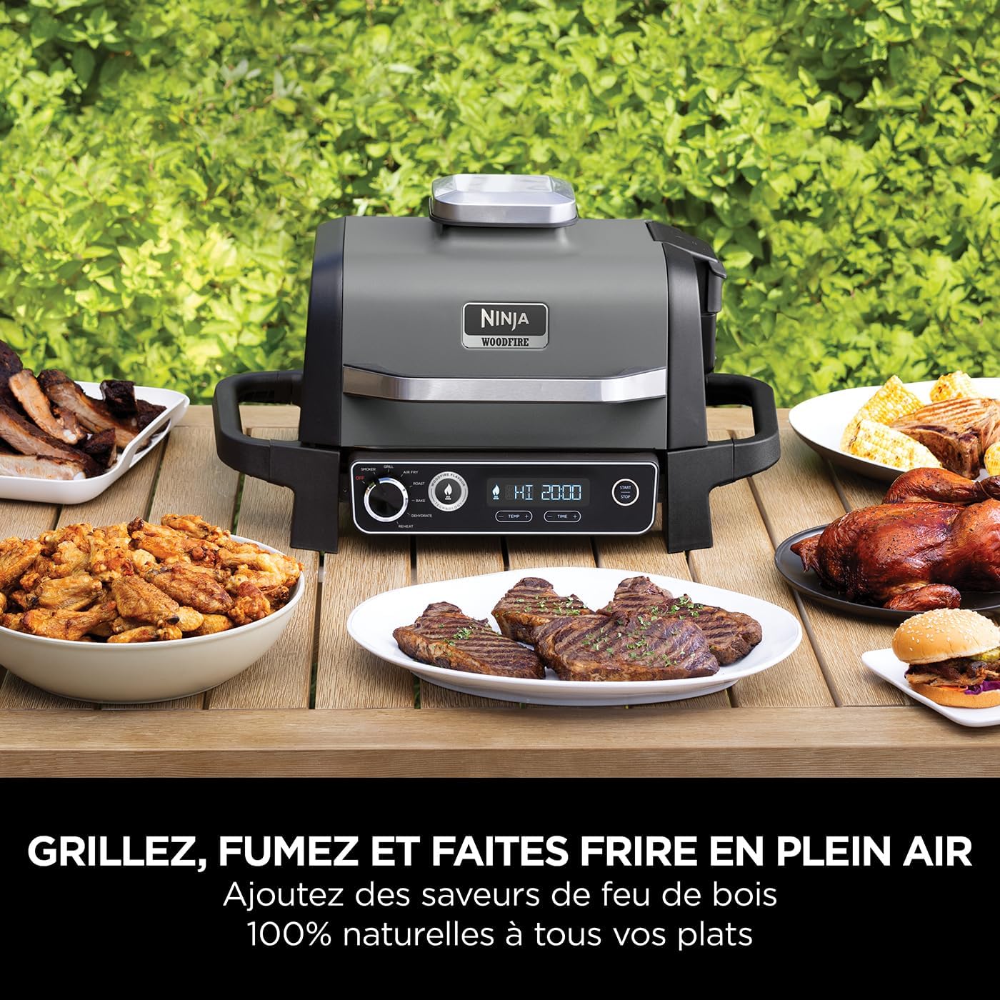 Pack complet Ninja Barbecue électrique OG701EU + Friteuse XL SL400EU + Creami deluxe 10en 1 NC501EU