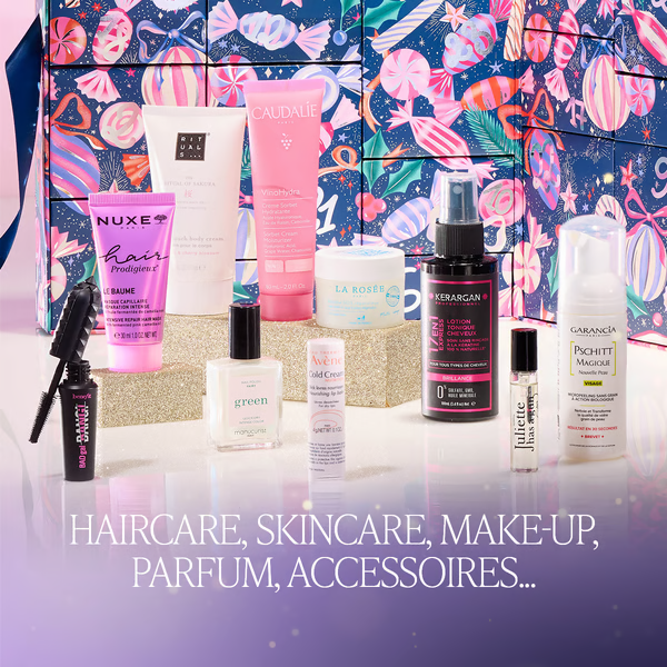 Calendrier de l’Avent Blissim 2025 - Coffret Beauté de Noël - 24 Surprises Beauté - Maquillage, Soins et Accessoires