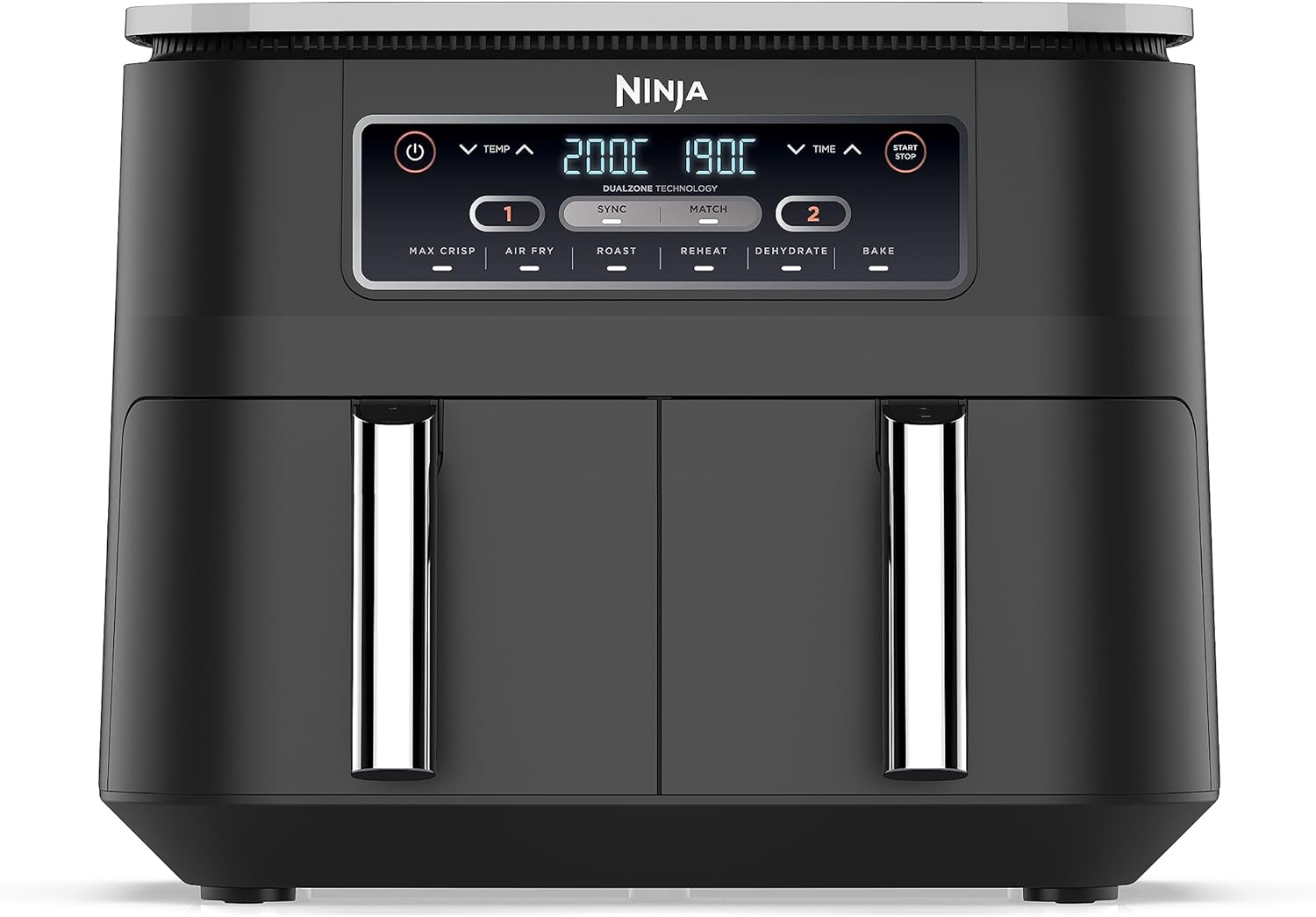 Friteuse sans huile Ninja Foodi AF300EU double compartiment Air Fryer 7,6L