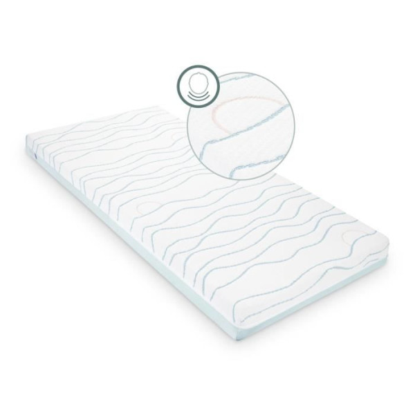 BABYMOOV Matelas Cosy'Lite Ergonomique, anti-tete plate, respirant, 70x140 cm