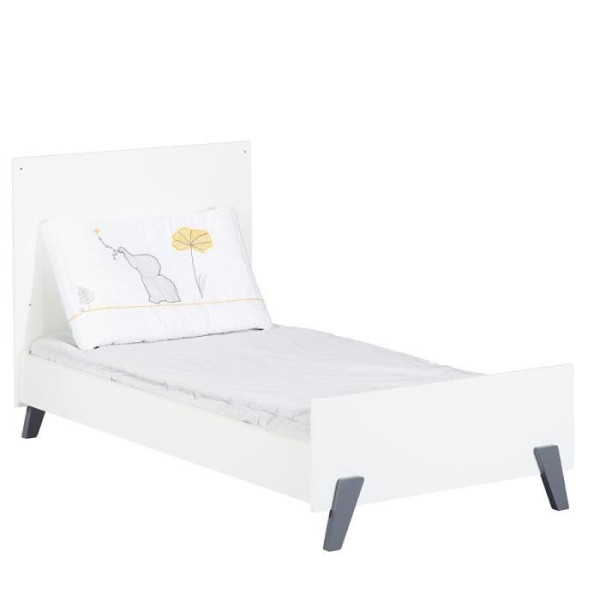 Lit évolutif 140x70 - Little Big Bed en bois blanc