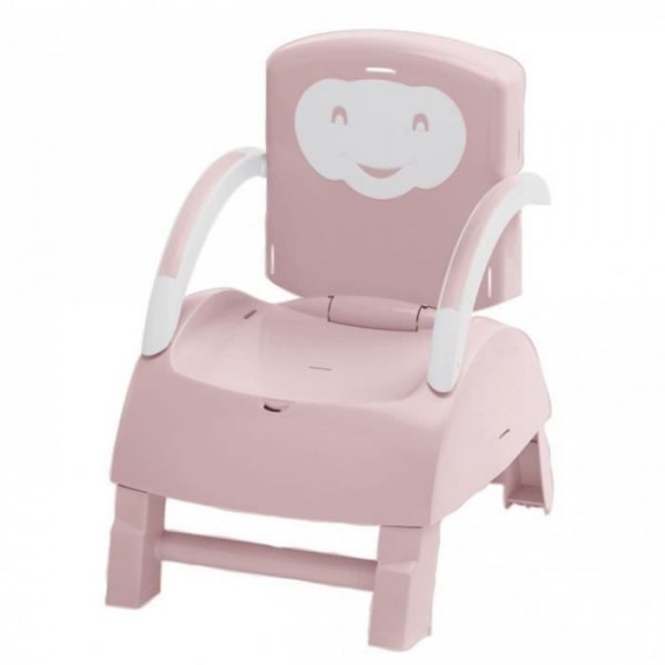 Rehausseur THERMOBABY  de chaise - Rose poudré