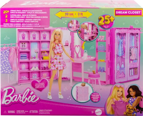 BARBIE - Poupée Dressing de Rêve - Mattel