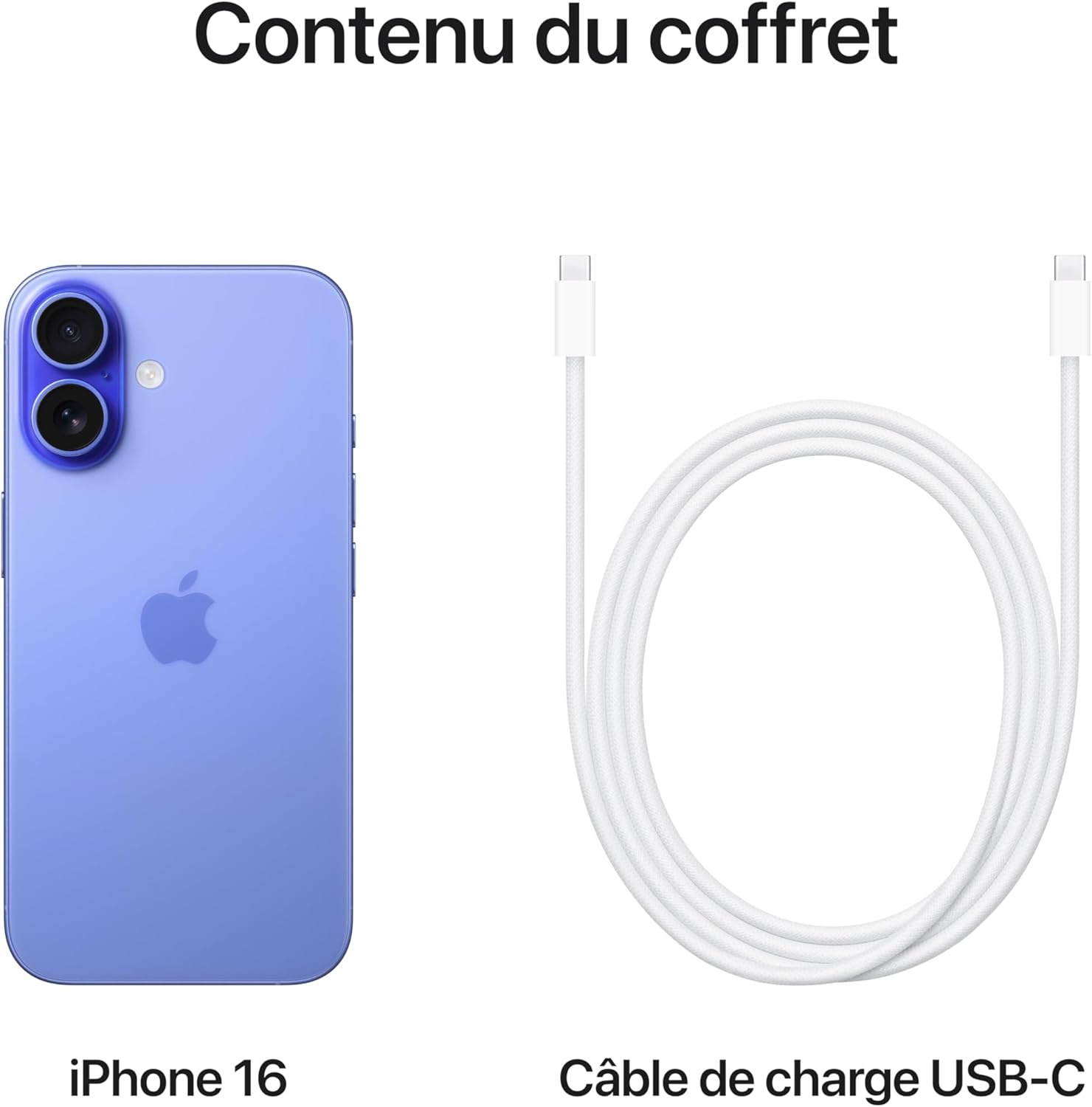 Apple iPhone 16 (128 Go) - Outremer