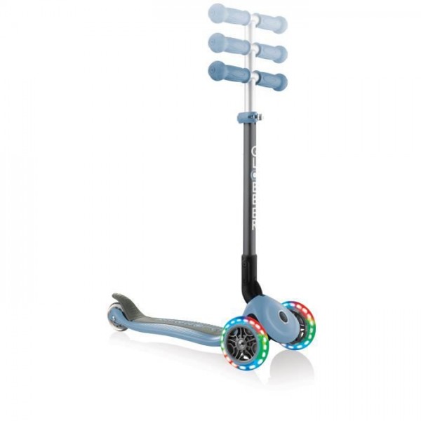 GLOBBER - Trottinette Enfant 3 roues pliable - Primo Foldable Light - Bleu