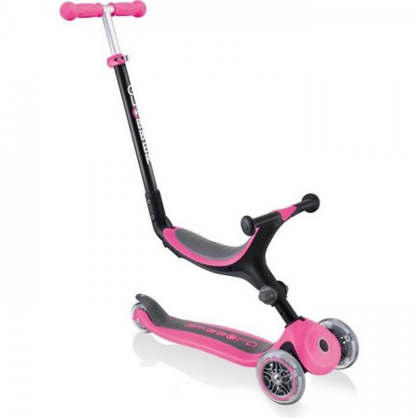 GLOBBER Trottinette Enfant pliable GO Up - Rose