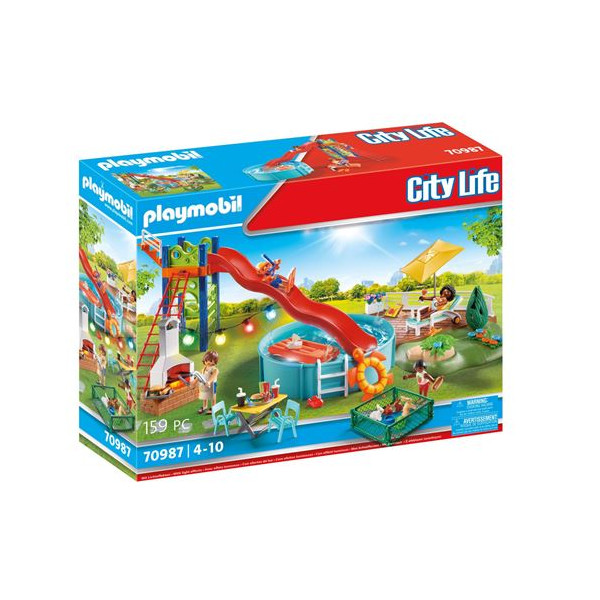 Playmobil 70987 City Life Espace détente piscine