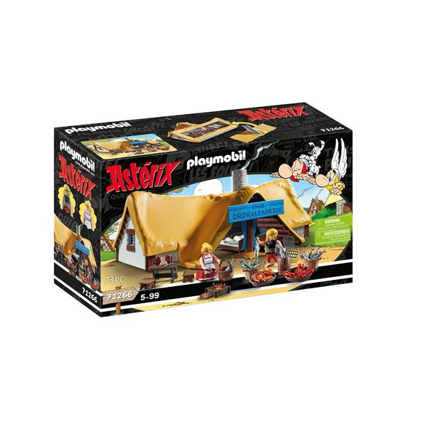 Playmobil Astérix 71266 Hutte d'Ordralfabétix