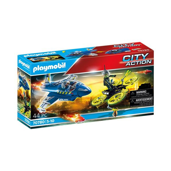 Playmobil City Action 70780 Jet de police et drone