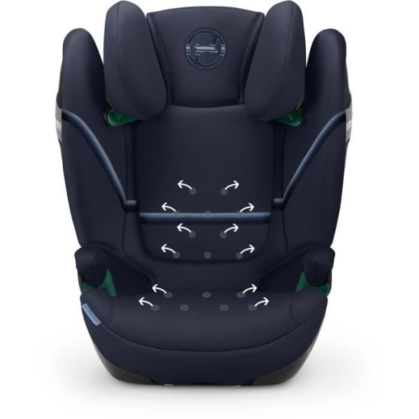 Siege Auto  isofix CYBEX SOLUTION S2 i-Fix - Groupe 2/3 - Ceinture de sécurité - Face route - Ocean Blue