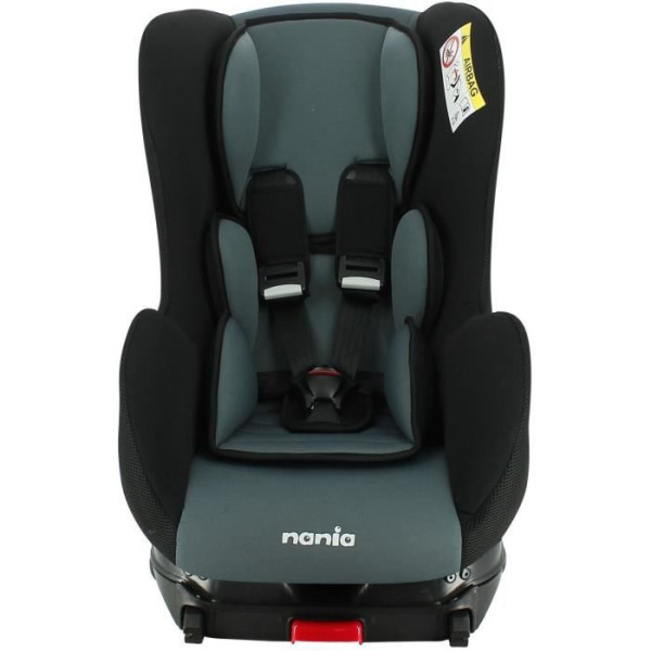 Siege Auto  NANIA COSMO - Isofix -Groupe 0/1 (0-18Kg) - Dos route 0-10Kg - Inclinable - Access gris - Fabriqué en France