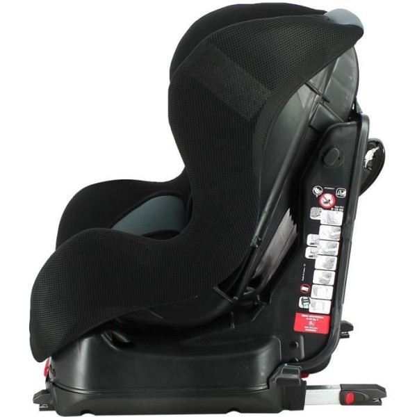 Siege Auto  NANIA COSMO - Isofix -Groupe 0/1 (0-18Kg) - Dos route 0-10Kg - Inclinable - Access gris - Fabriqué en France