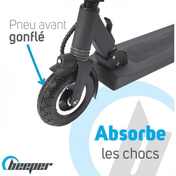 Trottinette Electrique Trottinette electrique SPEED FX8-G2-10 - BEEPER - Roues 8 - 350W - Noir