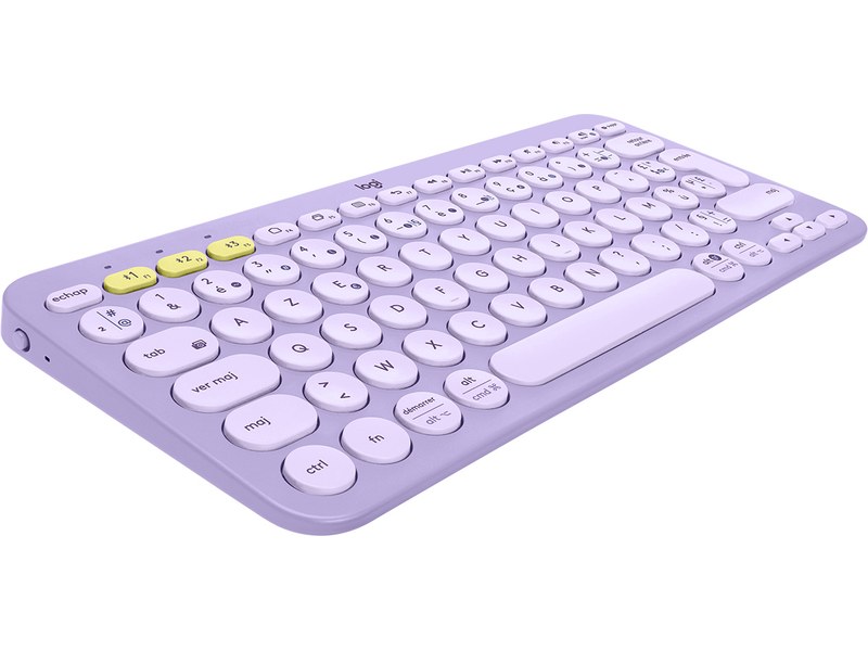 Logitech - Clavier sans fil K380 - Lavender Lemonade