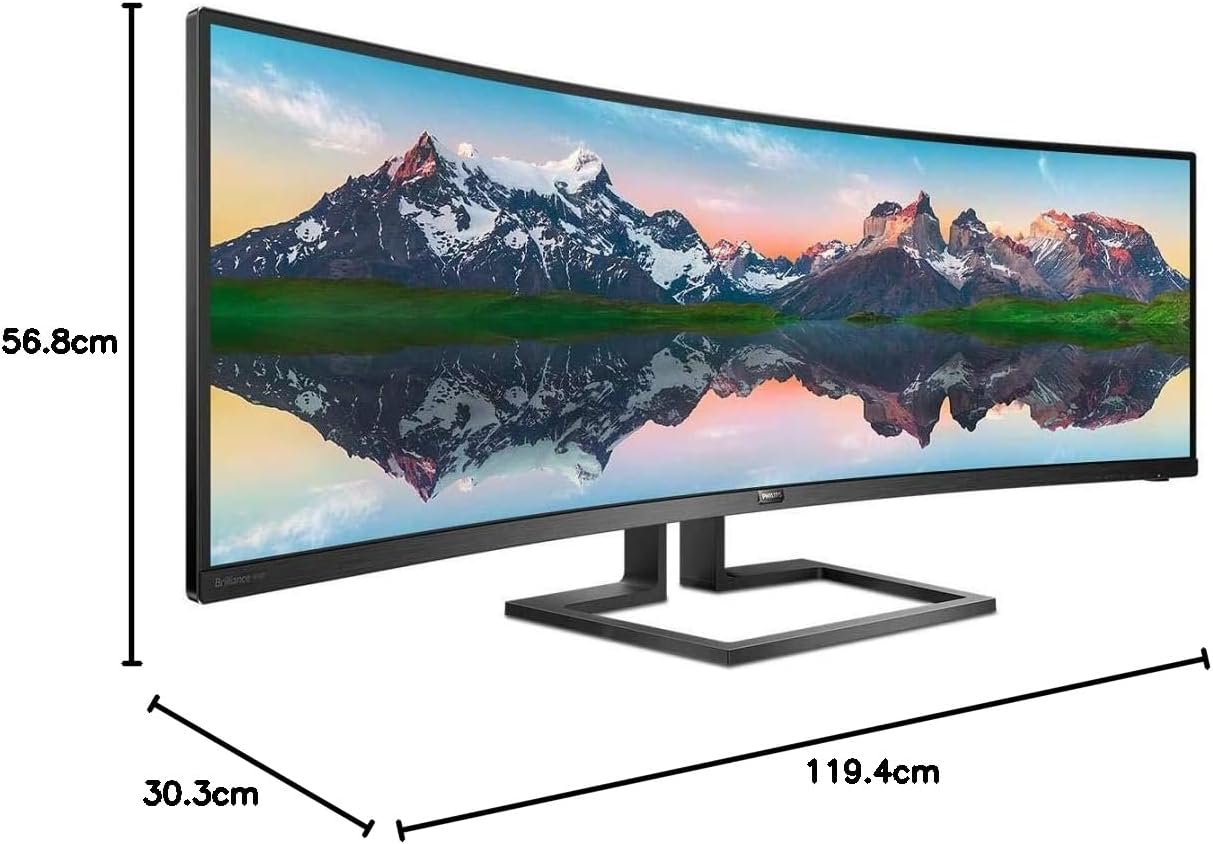 Ecran Ordinateur - Moniteur PC  Philips 498P9/00 49" LCD