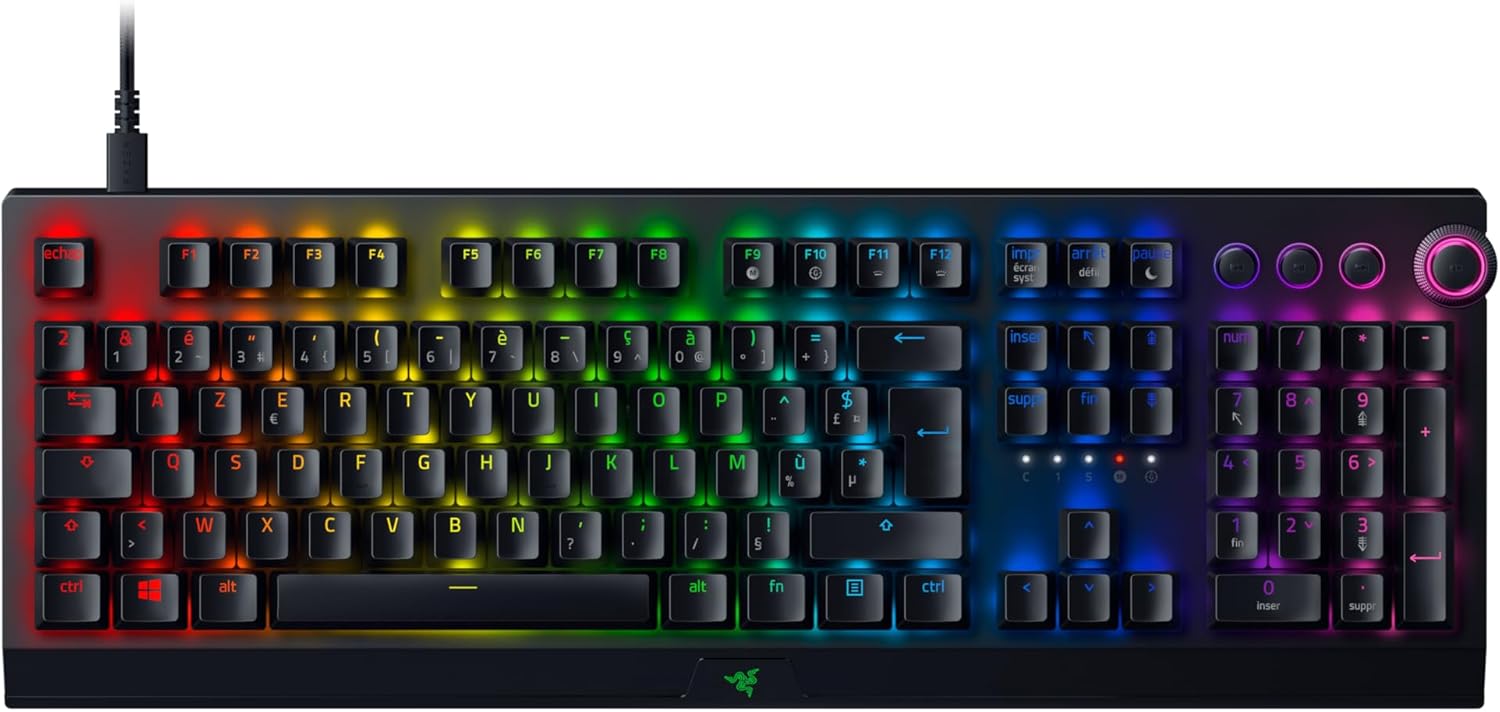 Clavier Rétroéclairé - RAZER - BlackWidow V3 Pro - AZERTY