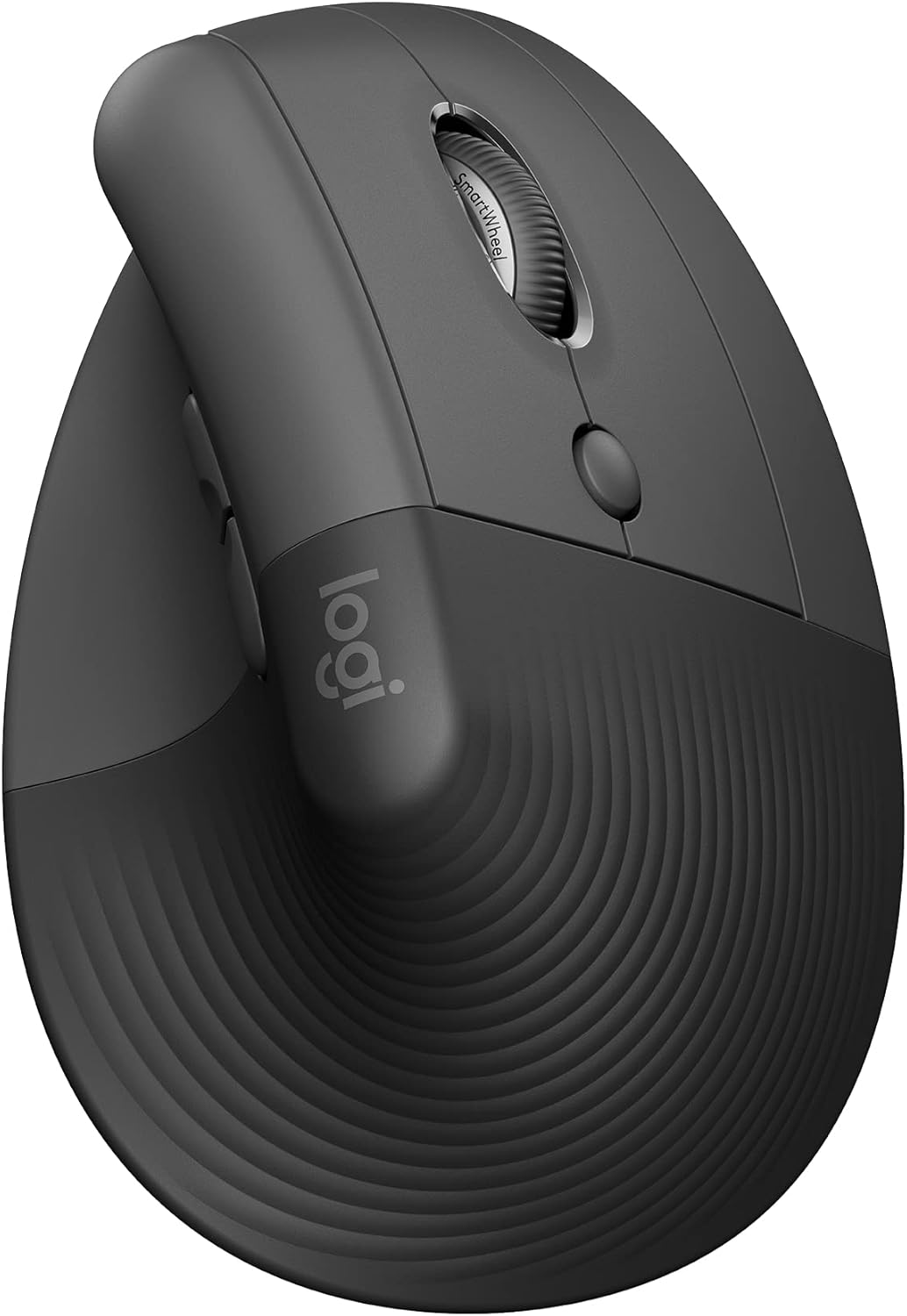 Souris Sans Fil Logitech Lift Ergonomique Verticale, Bluetooth ou récepteur USB Logi Bolt, Silencieuse - Graphite