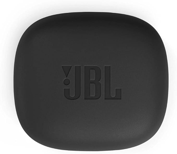 JBL Wave Flex, Écouteurs Intra-Auriculaires Sans Fil, Résistance à l'Eau IP54 et IPX2, Technologie TalkThru et AmbientAware, Autonomie de 32 heures, Noir