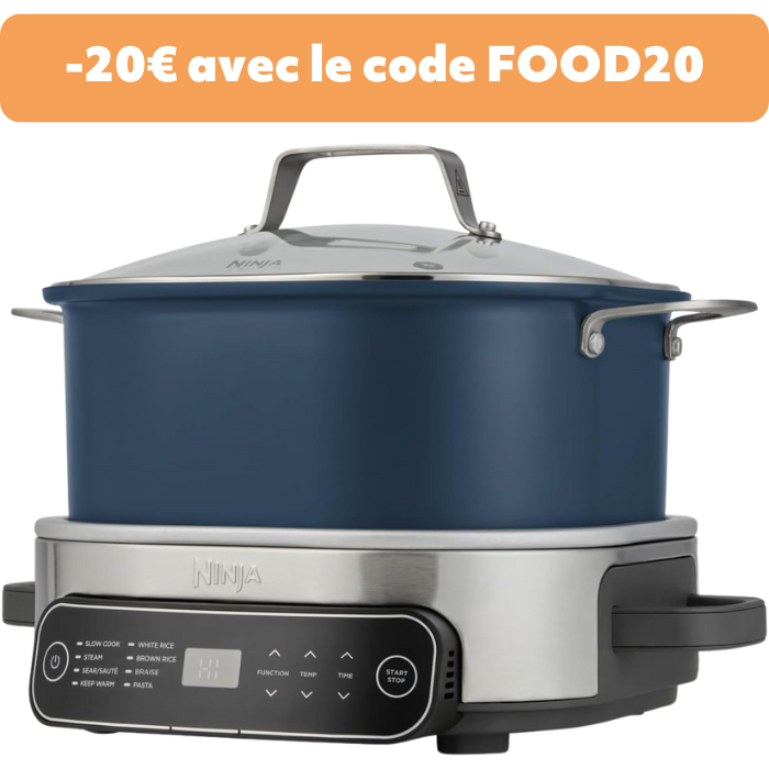 Ninja PossibleCooker Foodi 6 L, mijoteuse et cuiseur de riz 8-en-1 numérique MC1101EU