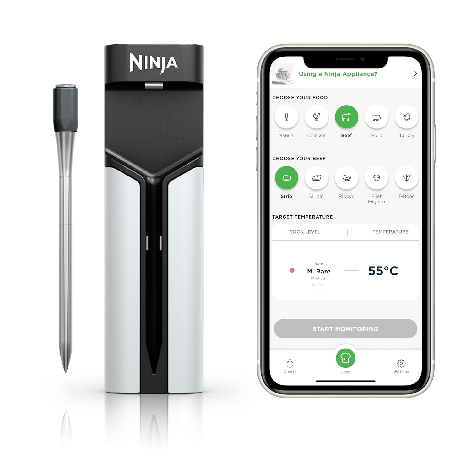 Thermosonde à viande sans fil Ninja ProChef WP100EU