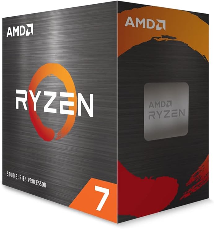 AMD Processeur Ryzen 7 5700X (3,4 GHz - 4,6 GHz, 8 cœurs, Cache L3 32 Mo, AM4)