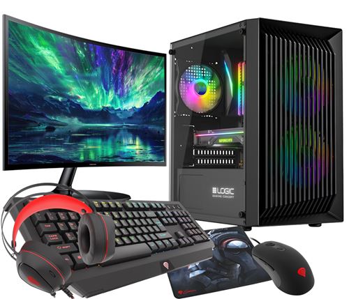 Kit Gaming Ryzen 7 5700G - RAM 32Go - RX VEGA - SSD 1To M.2 - WIFI - LCD 24 - Windows 11 Pro