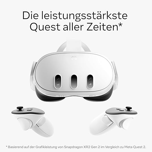 Meta Quest 3 512 Go – Casque VR Tout-en-Un avec Manettes, Résolution 4K + Infinite Display