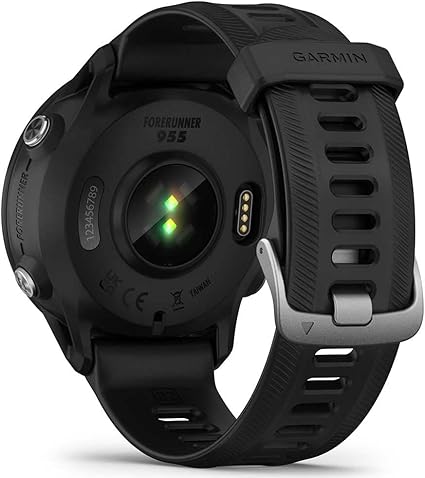 Garmin Forerunner 955 - Montre GPS Multisport Premium avec Cartographie, Musique, Autonomie Longue Durée, Capteurs Avancés - Noir