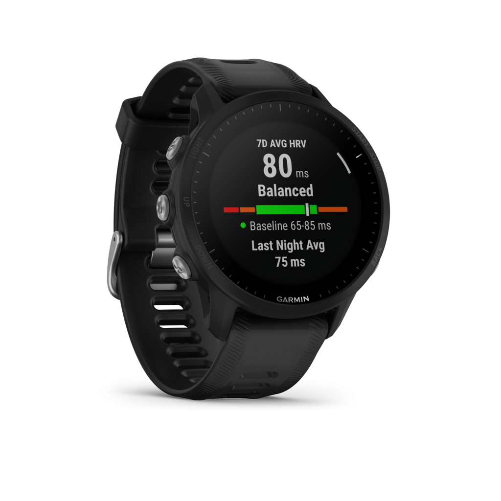 Garmin Forerunner 955 – Montre GPS Multisports, Cardio Poignet, Cartographie Intégrée, Autonomie Longue Durée, Noire