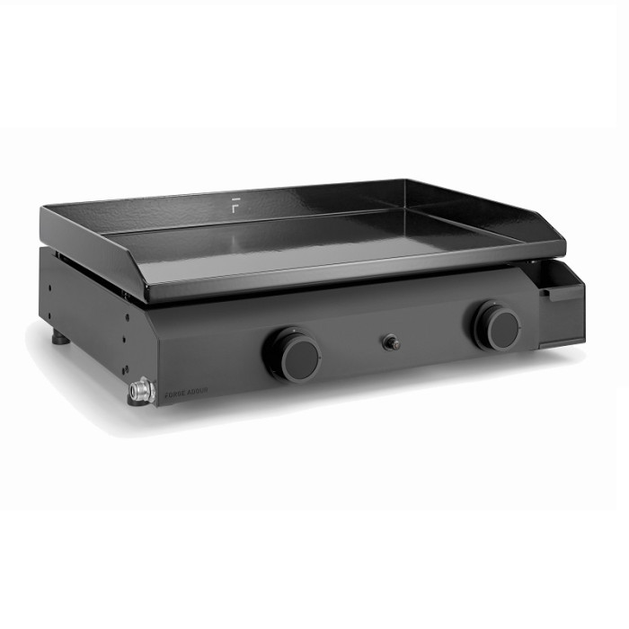 Pack Plancha à gaz Forge Adour BASE 60 Acier peint + Housse + Spatule